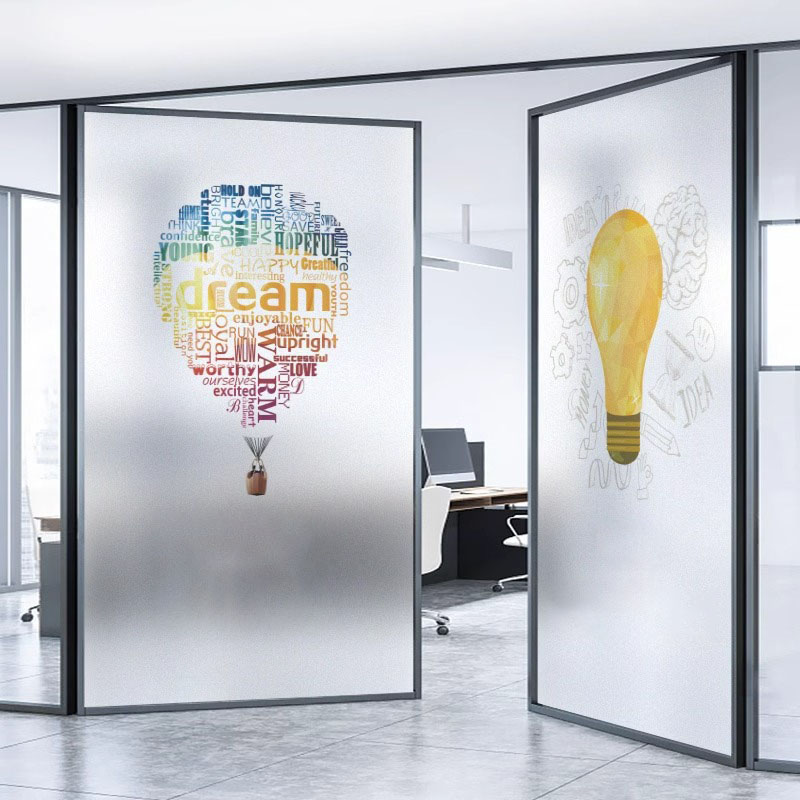 Customized Frosted Glass Sticker